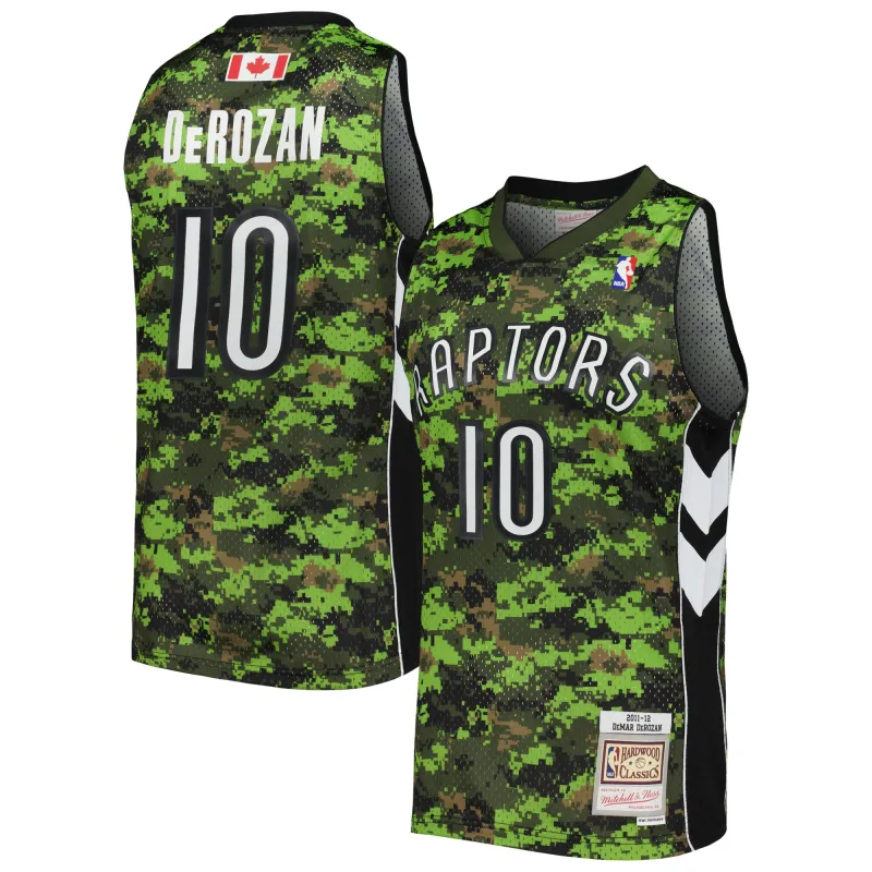 Men's Toronto Raptors DeMar DeRozan Camo 2011/12 Hardwood Classics Swingman Jersey