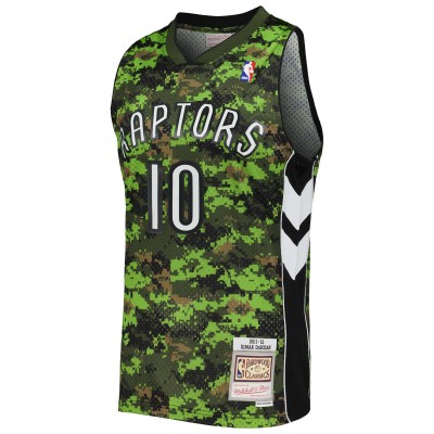 Men's Toronto Raptors DeMar DeRozan Camo 2011/12 Hardwood Classics Swingman Jersey 02