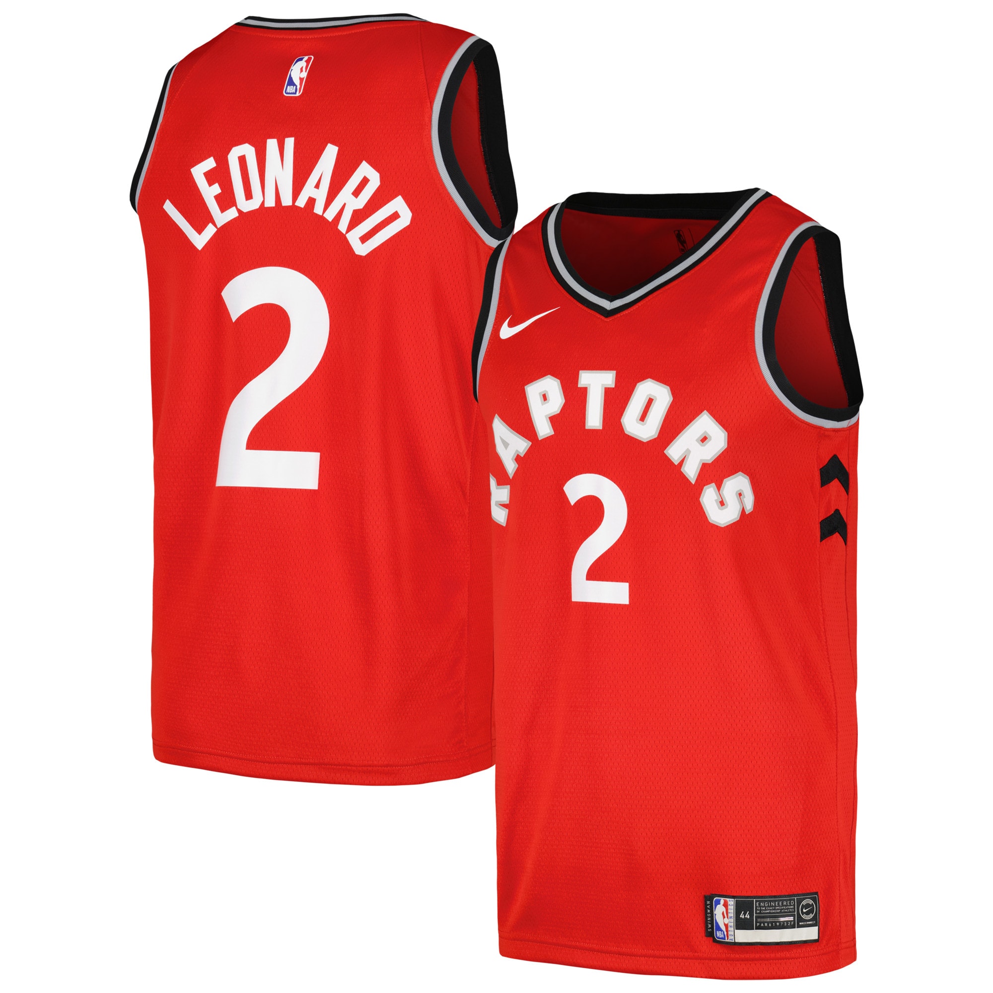 Men's Toronto Raptors Kawhi Leonard Red Swingman Jersey - Icon Edition