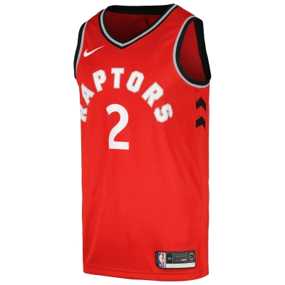 Men's Toronto Raptors Kawhi Leonard Red Swingman Jersey - Icon Edition 02