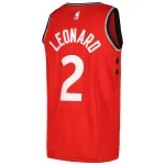 Men's Toronto Raptors Kawhi Leonard Red Swingman Jersey - Icon Edition