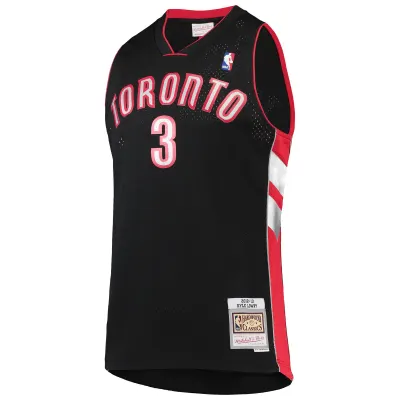 Men's Toronto Raptors Kyle Lowry Black 2001/02 Hardwood Classics Swingman Jersey 02