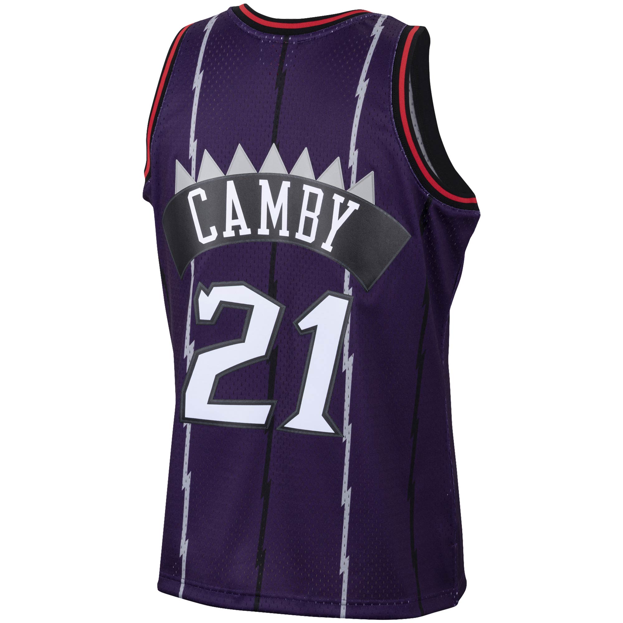 Men's Toronto Raptors Marcus Camby Purple 2001/02 Hardwood Classics Swingman Jersey