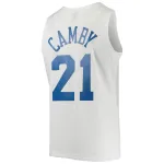 Men's Toronto Raptors Marcus Camby White 1996/97 Hardwood Classics Swingman Jersey