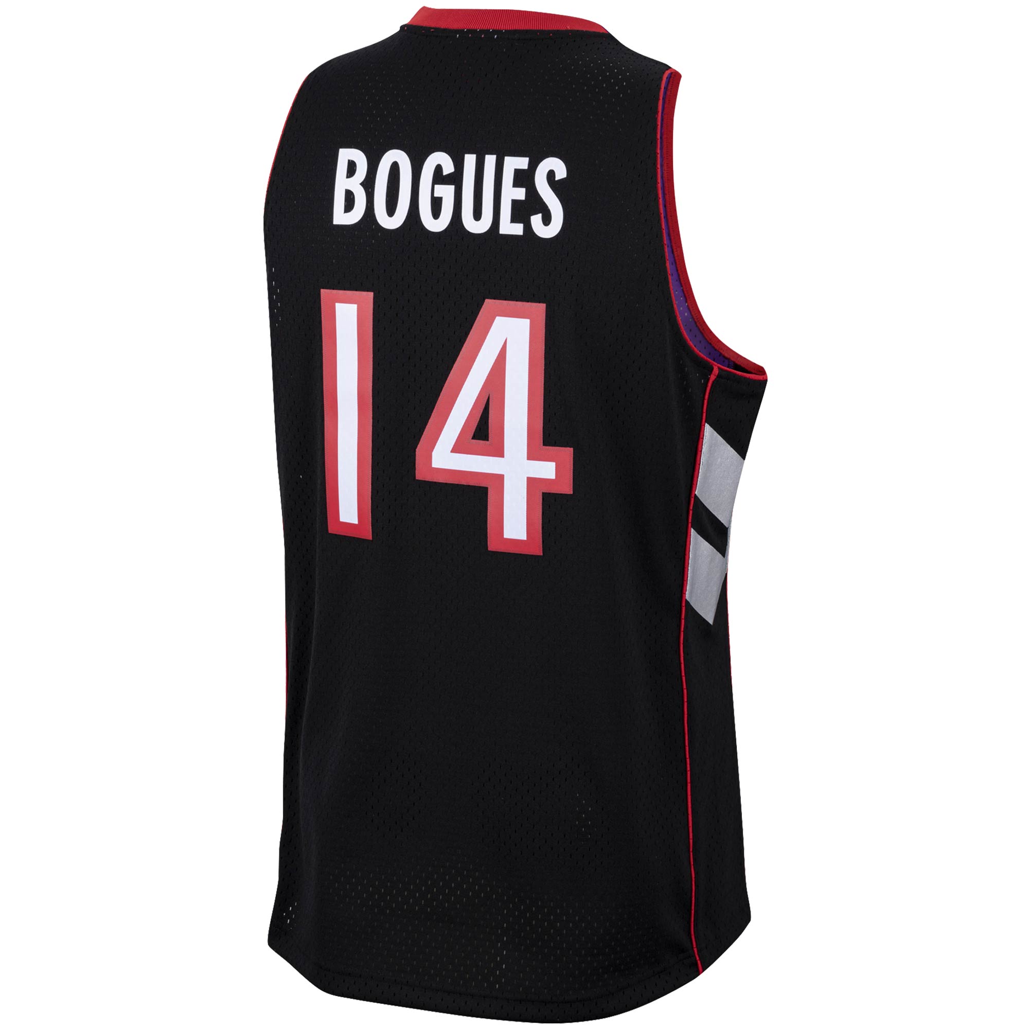 Men's Toronto Raptors Muggsy Bogues Purple 2001/02 Hardwood Classics Swingman Jersey
