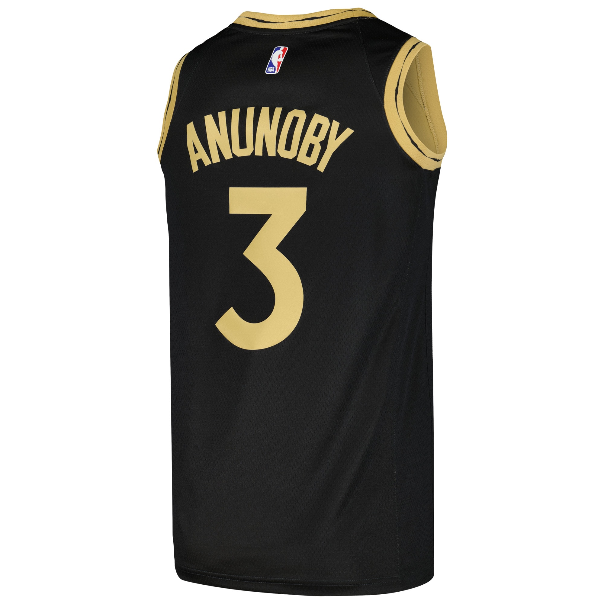 Men's Toronto Raptors OG Anunoby Black Swingman Player Jersey - City Edition