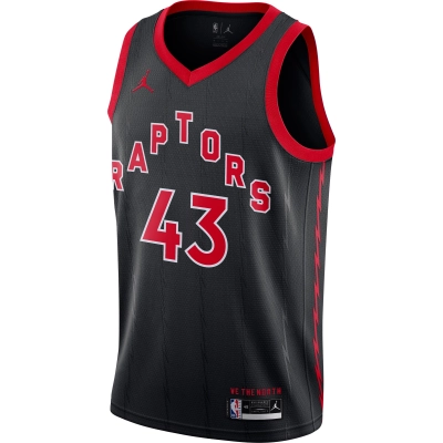 Men's Toronto Raptors Pascal Siakam Black 2020/21 Swingman Jersey - Statement Edition 02