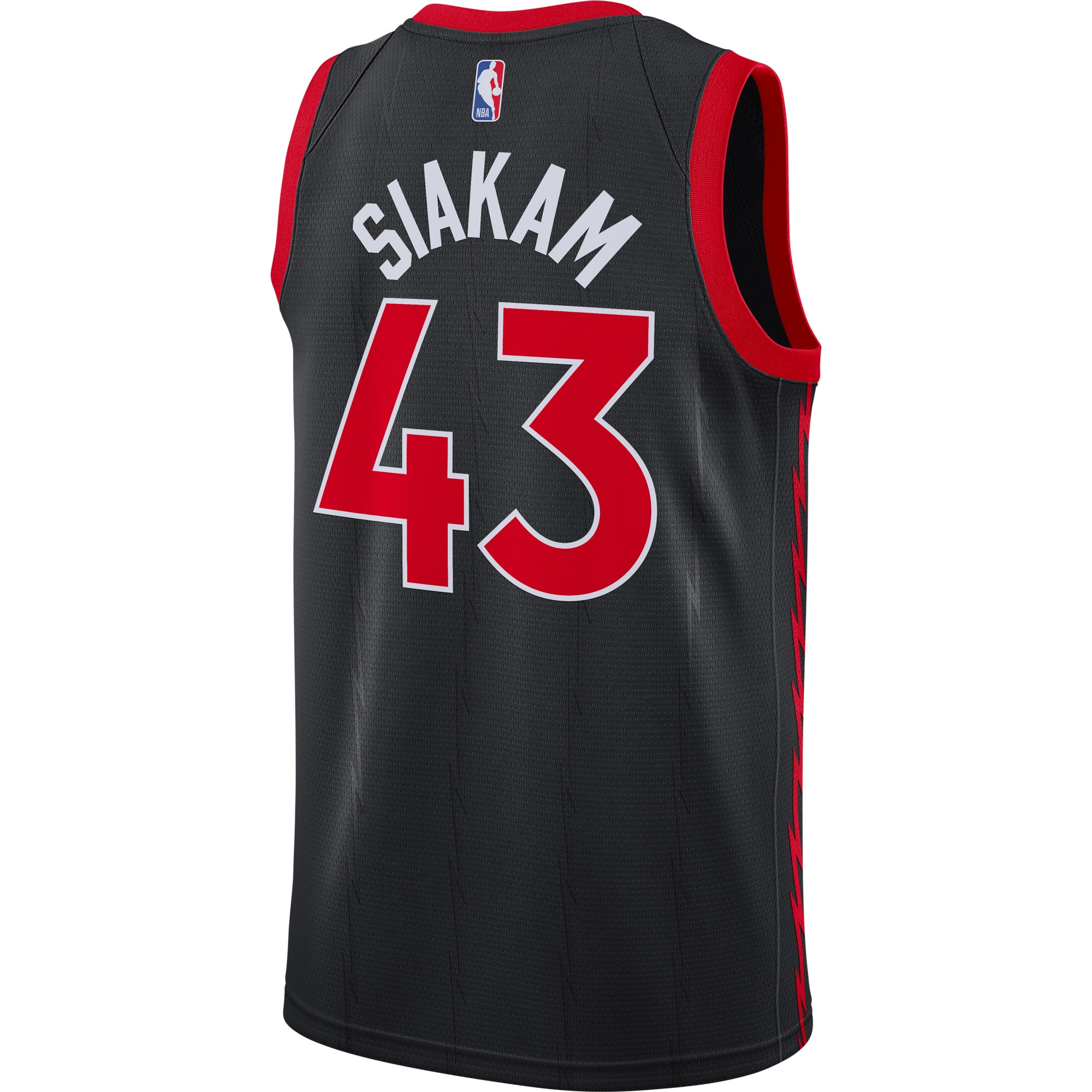 Men's Toronto Raptors Pascal Siakam Black 2020/21 Swingman Jersey - Statement Edition