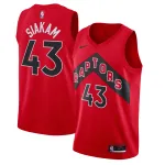 Men's Toronto Raptors Pascal Siakam Red 2020/21 Icon Swingman Jersey