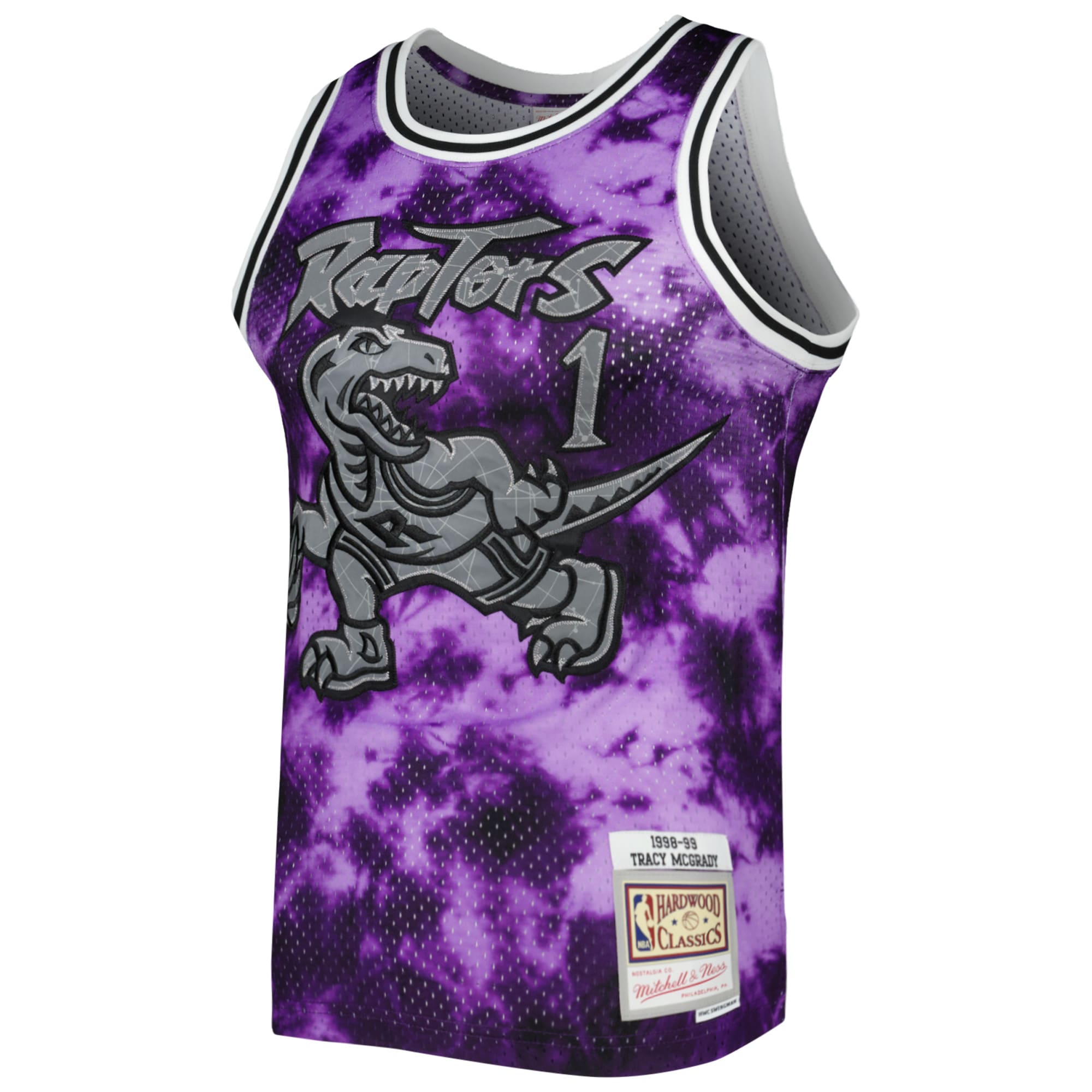 Men's Toronto Raptors Tracy McGrady Purple 1998/99 Galaxy Swingman Jersey