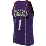 Men's Toronto Raptors Tracy McGrady Purple Hardwood Classics Swingman Jersey