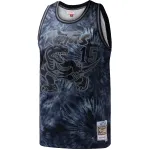 Men's Toronto Raptors Vince Carter Black Hardwood Classics 1998/99 Tie-Dye Swingman Jersey