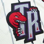 Men's Toronto Raptors Vince Carter Cream Chainstitch Swingman Jersey