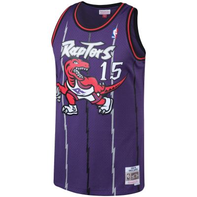 Men's Toronto Raptors Vince Carter Purple 1998/99 Big & Tall Hardwood Classics Swingman Jersey 02