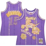 Men's Toronto Raptors Vince Carter Purple 1998/99 Swingman Sidewalk Sketch Jersey