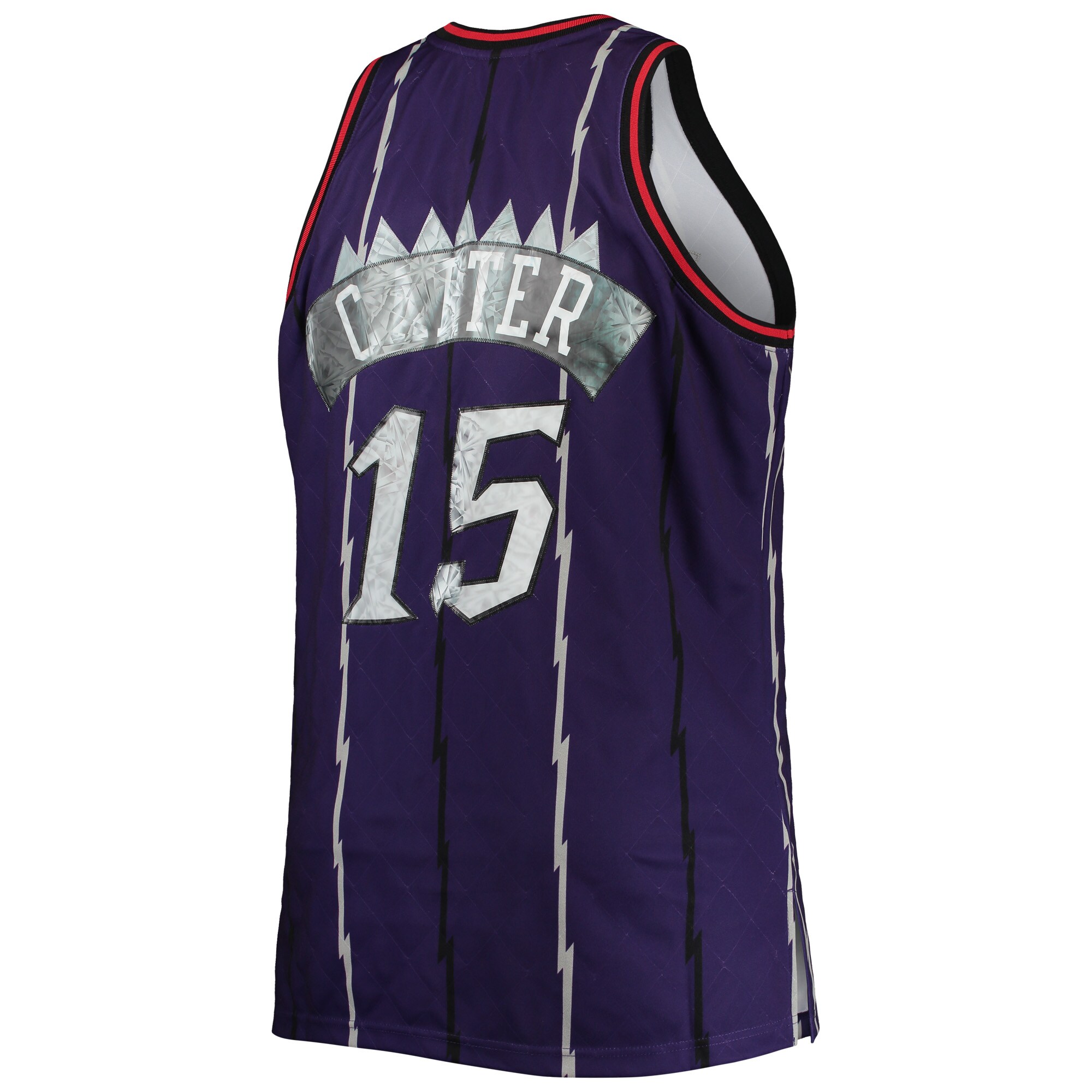 Men's Toronto Raptors Vince Carter Purple Big & Tall 1998/99 NBA 75th Anniversary Diamond Swingman Jersey