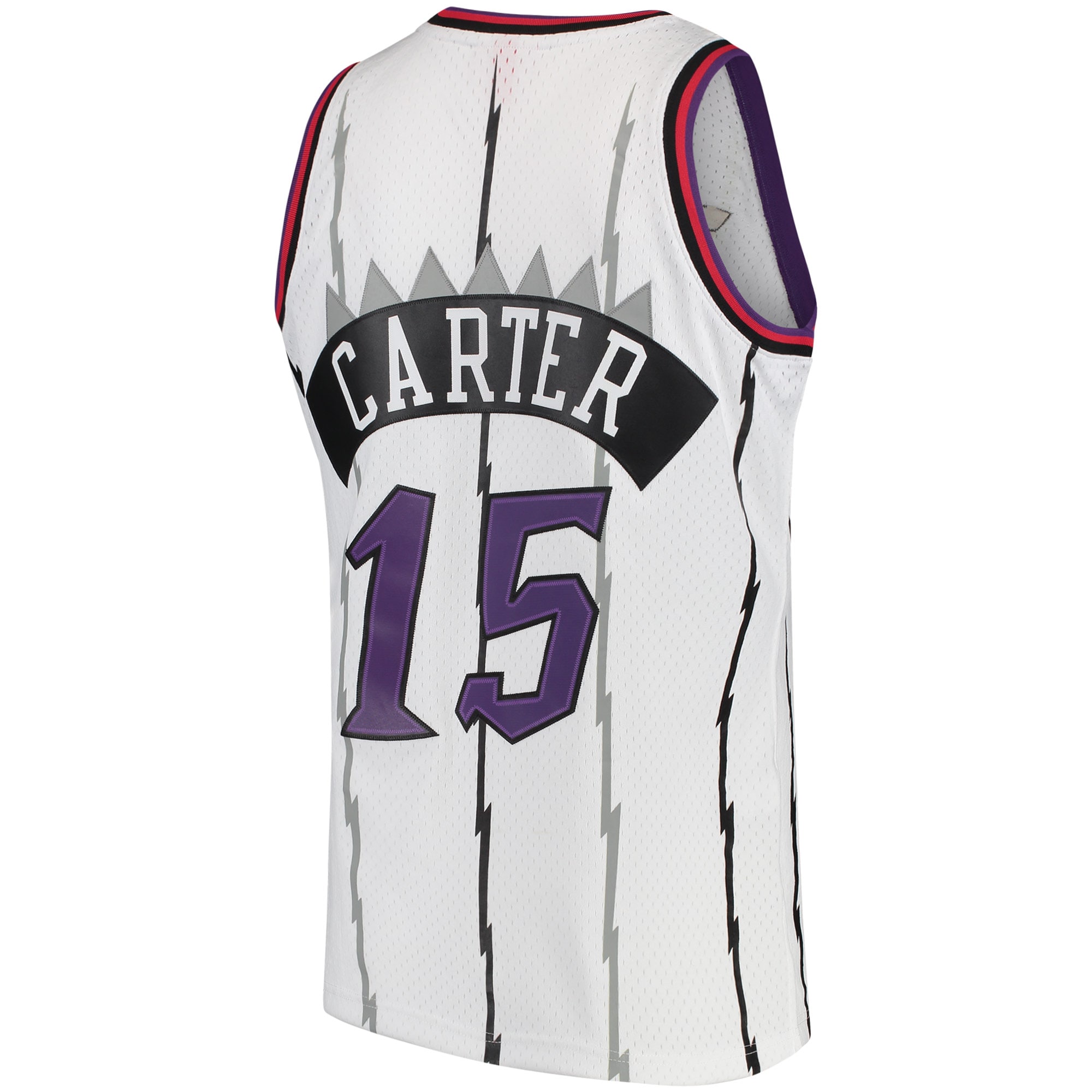 Men's Toronto Raptors Vince Carter White 1998/99 Hardwood Classics Swingman Jersey
