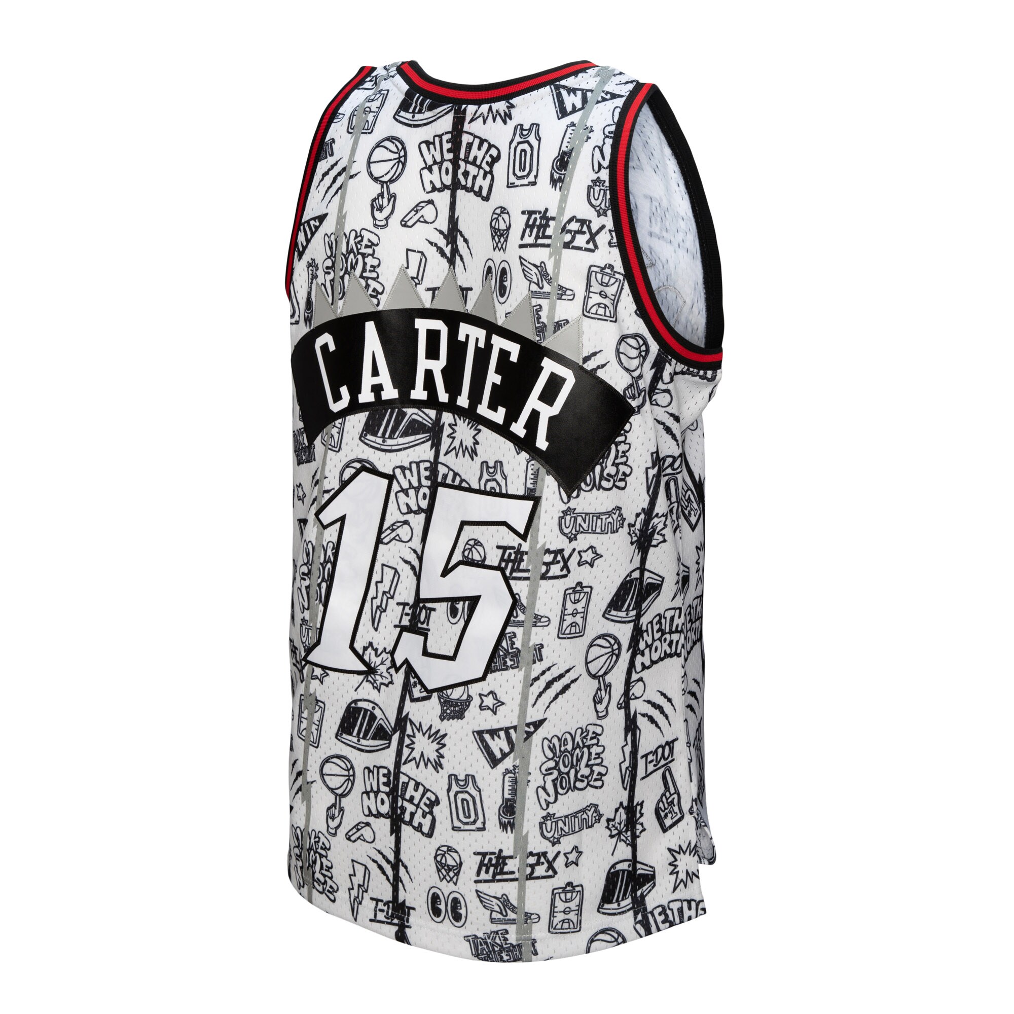 Men's Toronto Raptors Vince Carter White 1998/99 Swingman Jersey