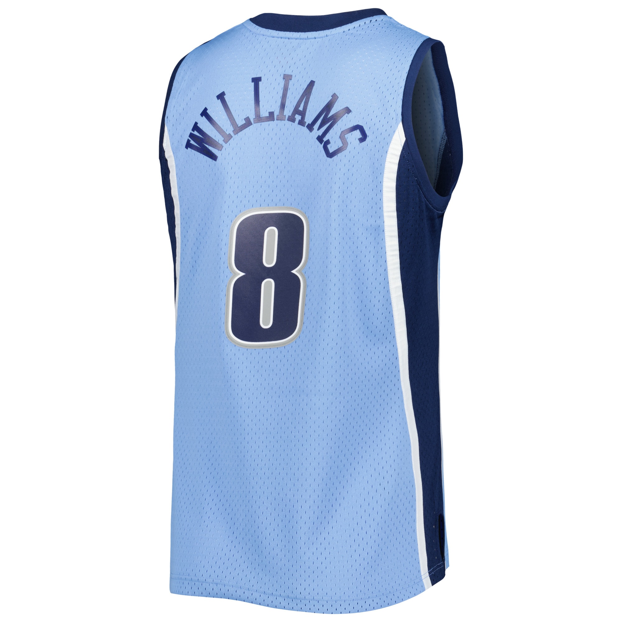 Men's Utah Jazz Deron Williams Blue 2001/02 Hardwood Classics Swingman Jersey