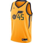 Men's Utah Jazz Donovan Mitchell Gold 2020/21 Swingman Jersey - Statement Edition
