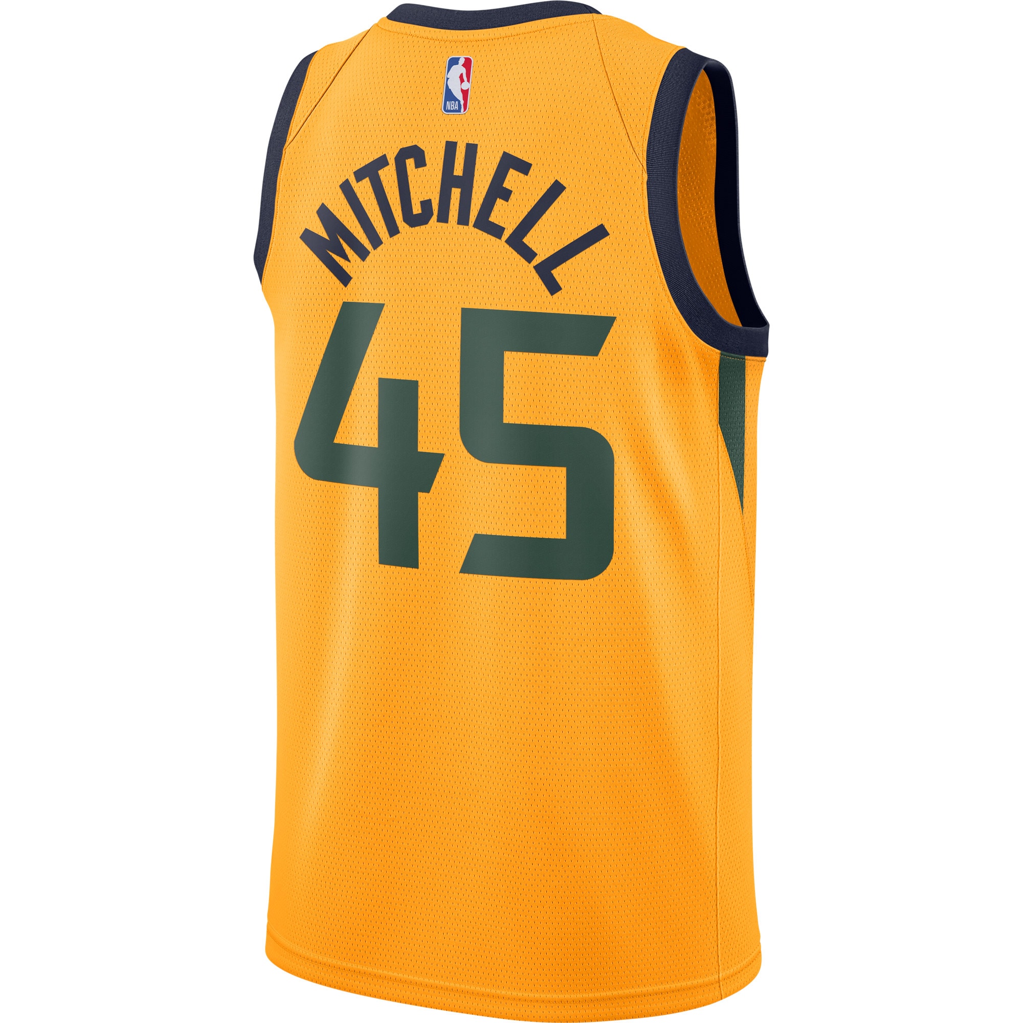 Men's Utah Jazz Donovan Mitchell Gold 2020/21 Swingman Jersey - Statement Edition