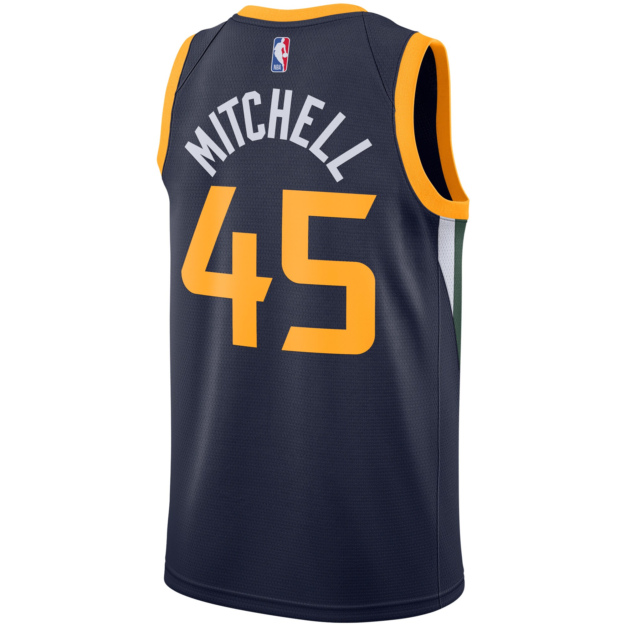 Men's Utah Jazz Donovan Mitchell Navy 2020/21 Swingman Jersey - Icon Edition