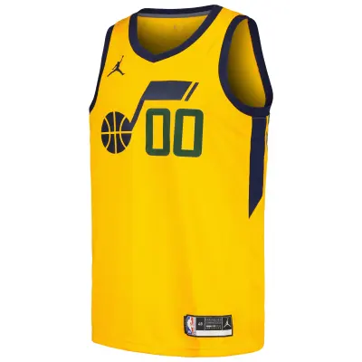 Men's Utah Jazz Jordan Clarkson Yellow Swingman Jersey - Statement Edition 02