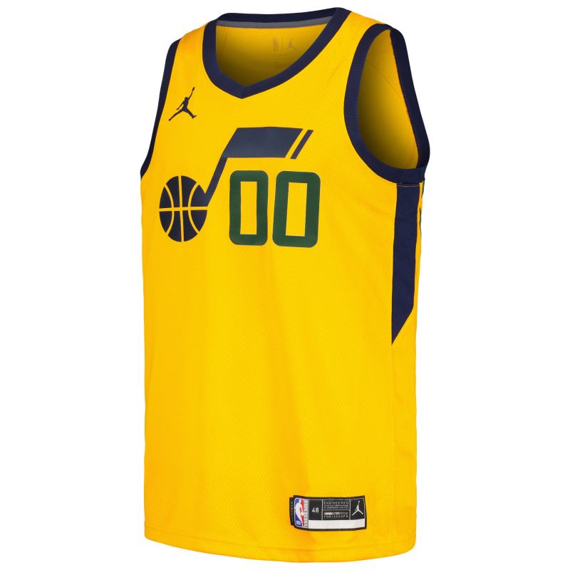 Men's Utah Jazz Jordan Clarkson Yellow Swingman Jersey - Statement Edition