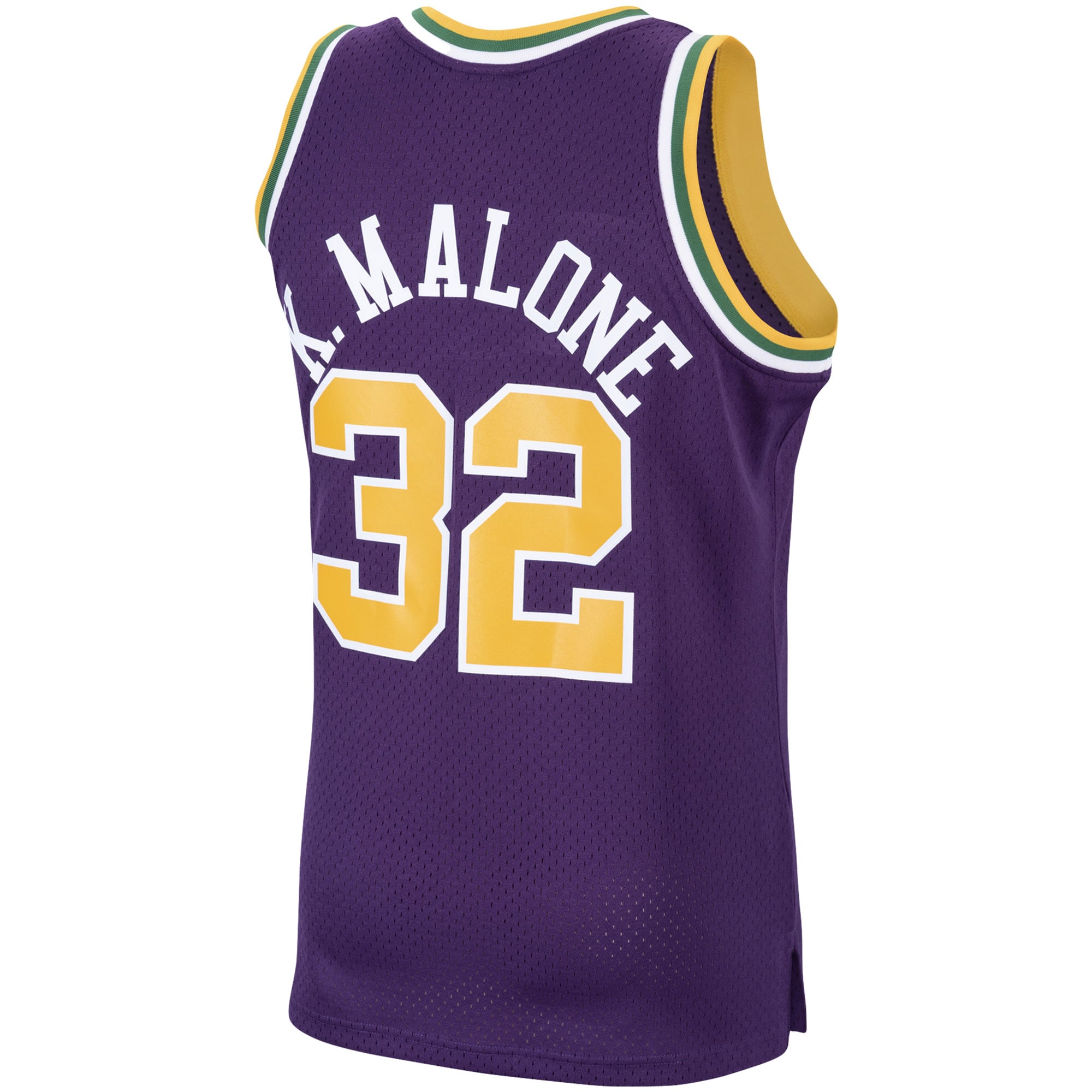 Men's Utah Jazz Karl Malone Purple 1991/92 Hardwood Classics Swingman Jersey