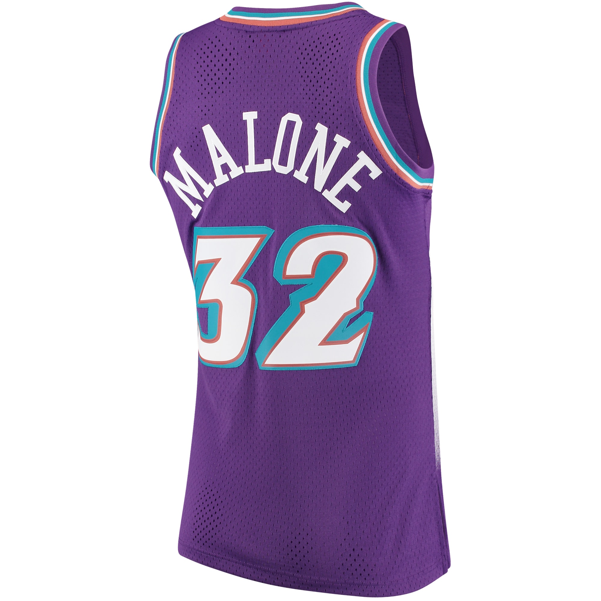 Men's Utah Jazz Karl Malone Purple 1996/97 Hardwood Classics Swingman Jersey