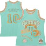 Men's Vancouver Grizzlies Mike Bibby Mint 1998/99 Swingman Sidewalk Sketch Jersey