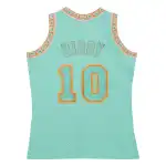 Men's Vancouver Grizzlies Mike Bibby Mint 1998/99 Swingman Sidewalk Sketch Jersey