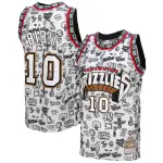 Men's Vancouver Grizzlies Mike Bibby White 1998/99 Swingman Jersey