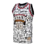 Men's Vancouver Grizzlies Mike Bibby White 1998/99 Swingman Jersey
