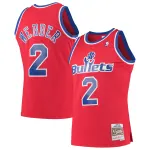 Men's Washington Bullets Chris Webber Red 1994/95 Hardwood Classics Swingman Jersey