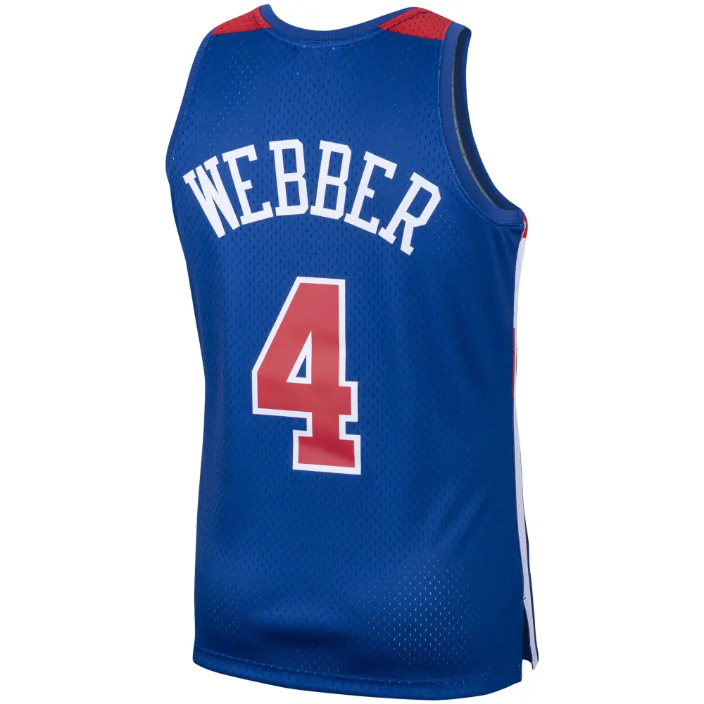 Men's Washington Bullets Chris Webber Royal 2001/02 Hardwood Classics Swingman Jersey