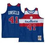 Men's Washington Bullets Wes Unseld Blue 1977/78 Hardwood Classics Swingman Jersey