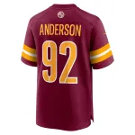 Men's Washington Commanders Abdullah Anderson Burgundy Game Player Jersey