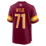 Men's Washington Commanders Andrew Wylie Burgundy Game Player Jersey