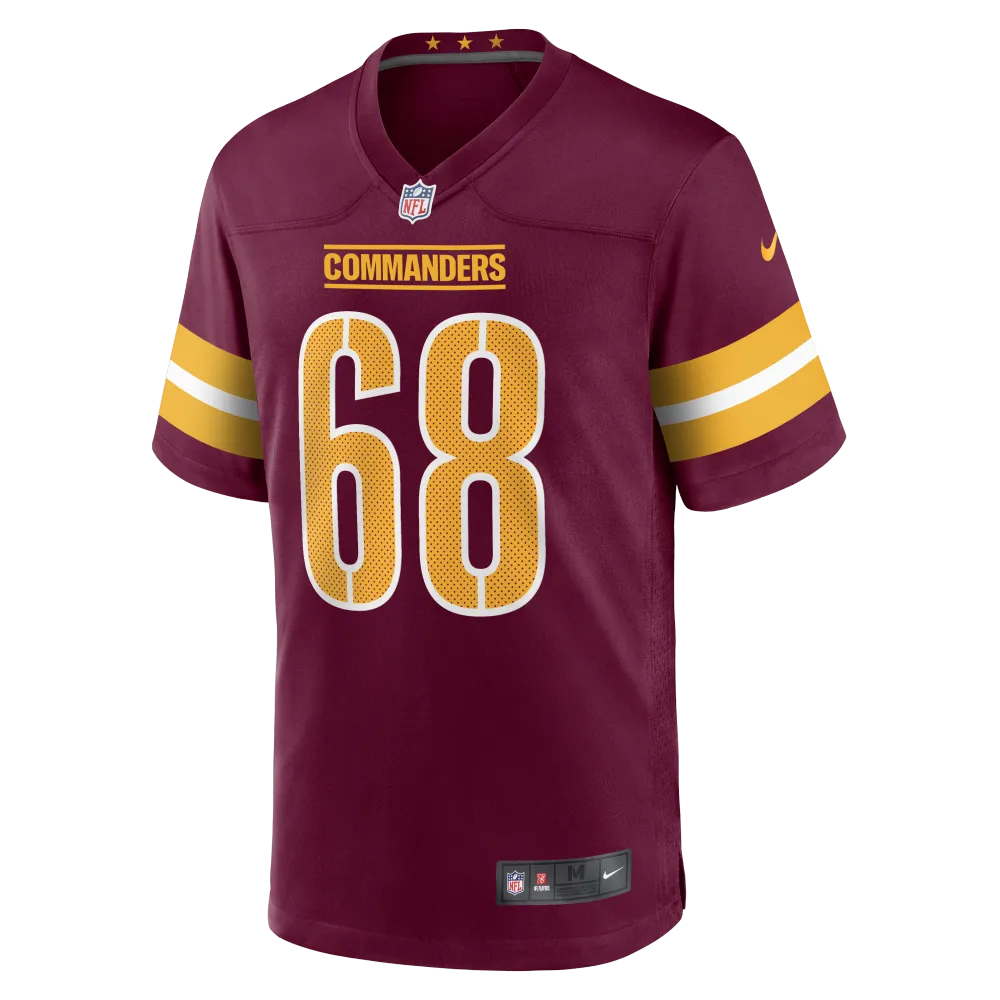 Men's Washington Commanders Curtis Brooks Burgundy Game Jersey