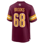 Men's Washington Commanders Curtis Brooks Burgundy Game Jersey