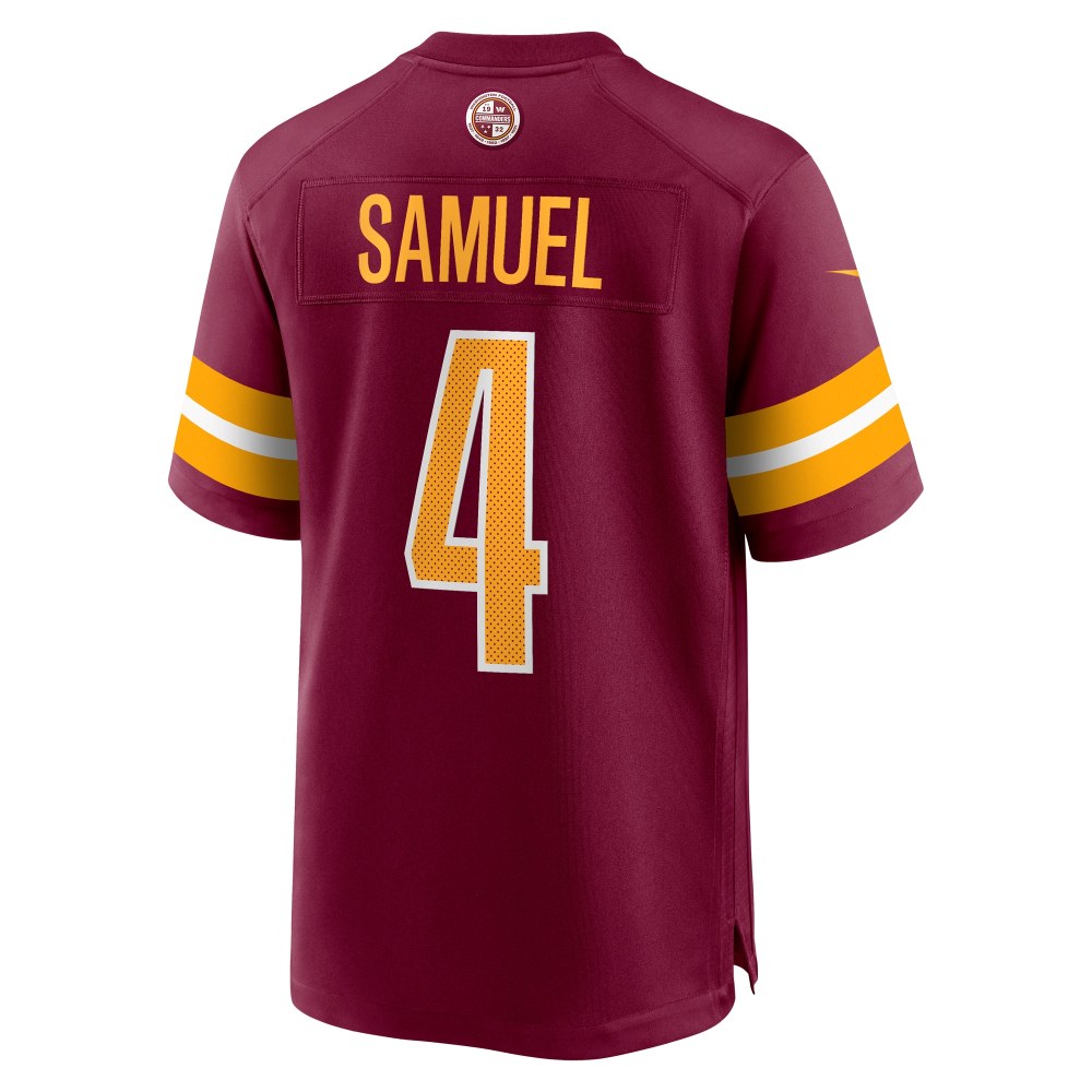 Men's Washington Commanders Curtis Samuel Burgundy Game Player Jersey