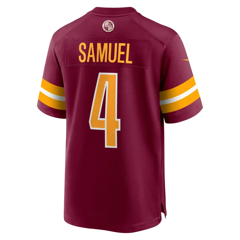 Men's Washington Commanders Curtis Samuel Burgundy Game Player Jersey