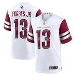 Men's Washington Commanders Emmanuel Forbes Jr. White Away Game Jersey