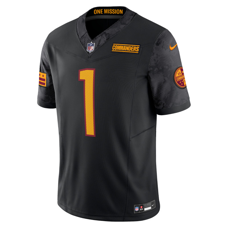 Men's Washington Commanders Jahan Dotson Black Alternate Vapor F.U.S.E. Limited Jersey