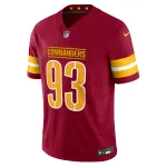 Men's Washington Commanders Jonathan Allen Burgundy Vapor F.U.S.E. Limited Jersey