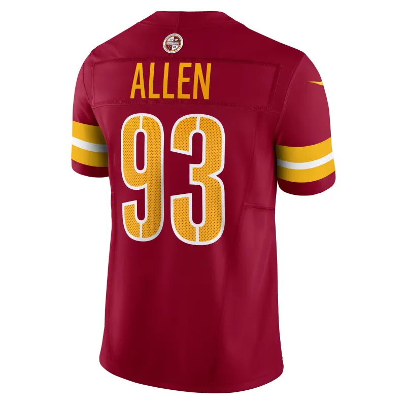Men's Washington Commanders Jonathan Allen Burgundy Vapor F.U.S.E. Limited Jersey