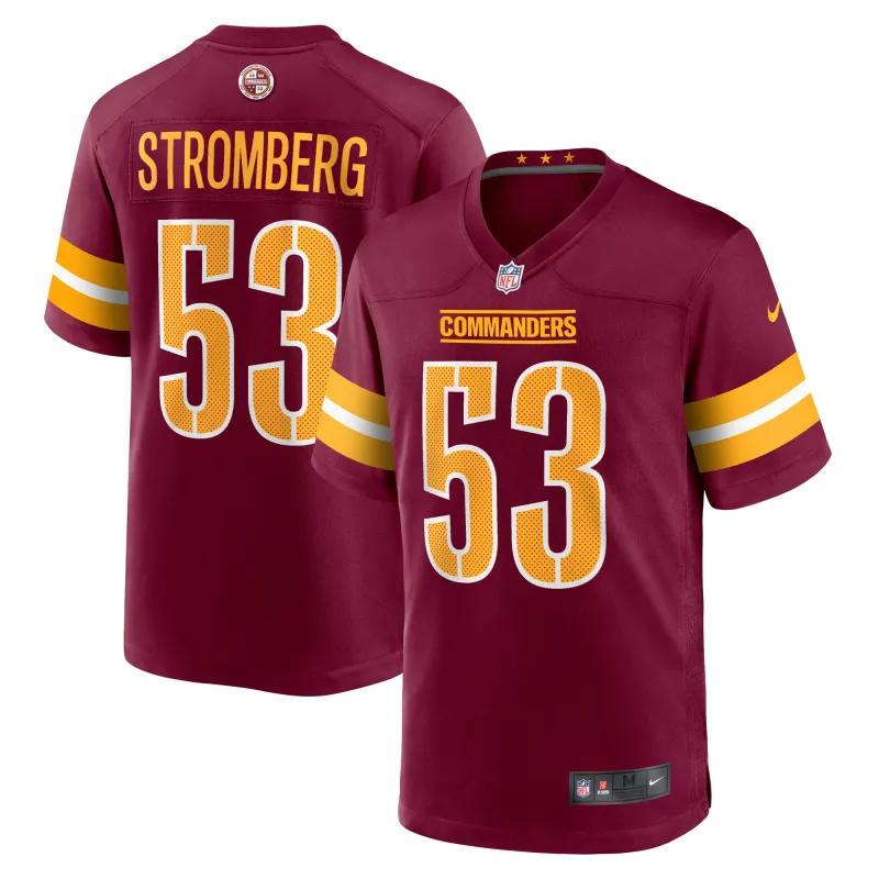 Men's Washington Commanders Ricky Stromberg Burgundy Team Game Jersey