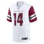 Men's Washington Commanders Sam Howell White Team Game Jersey