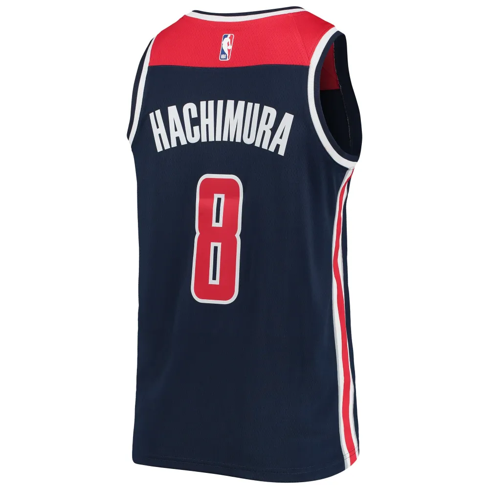 Men's Washington Wizards Rui Hachimura Navy Swingman Jersey - Icon Edition